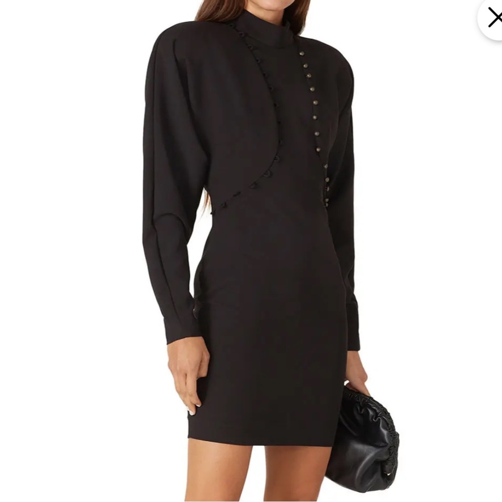 Nicole Miller Puff Sleeve Dress